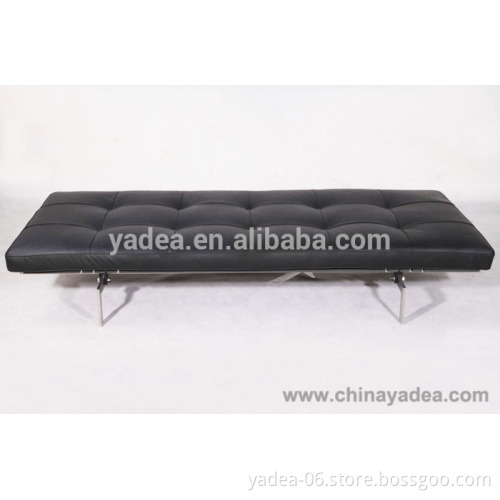 Poul Kjaerholm PK80 daybed hotel room leather couch sofa